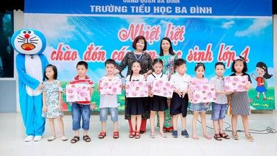 Trường TH Ba Đình hân hoan chào đón các con học sinh lớp 1 năm học 2019 - 2020 (29/07/2019)